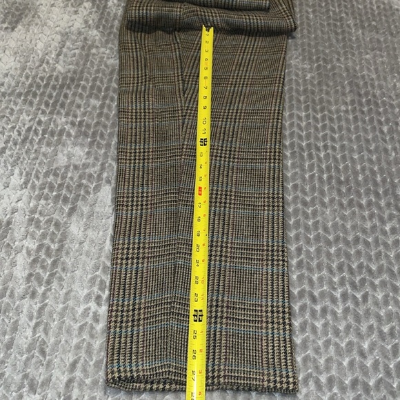 GAP Vintage Wool/Mohair Blend Lined Pants.  Size 8. Front pleats. Plaid. - Picture 14 of 14
